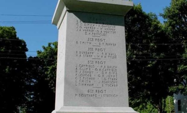 LYME CIVIL WAR MEMORIAL SIDE A