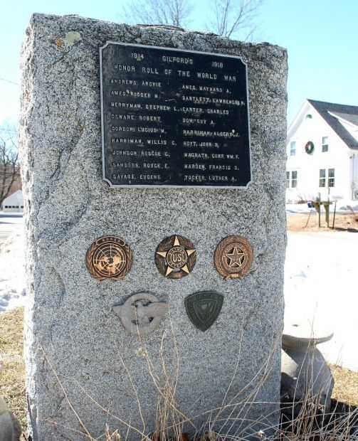 GILFORD’S WORLD WAR I MEMORIAL