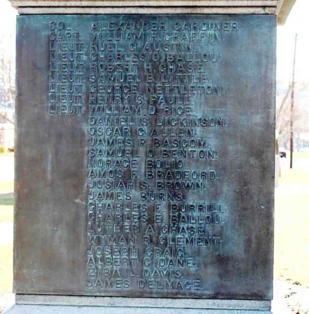 CLAREMONT CIVIL WAR VETERANS MEMORIAL PLAQUE A