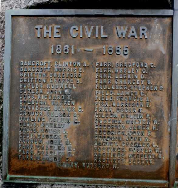 CHESTERFIELD CIVIL WAR AND WORLD WAR I MEMORIAL PLAQUE A