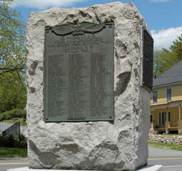CANAAN WORLD WAR II MEMORIAL