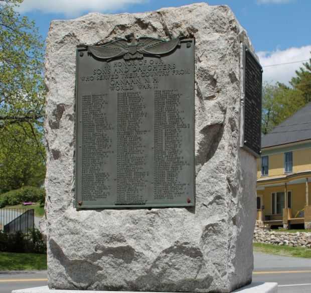 CANAAN WORLD WAR II MEMORIAL
