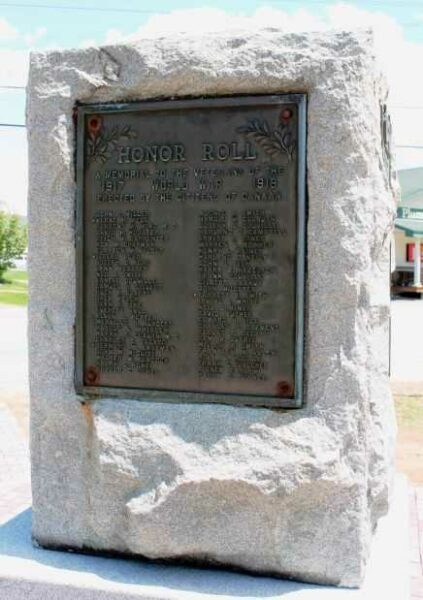 CANAAN WORLD WAR I MEMORIAL