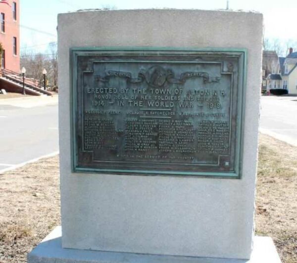 ALTON WORLD WAR I MEMORIAL