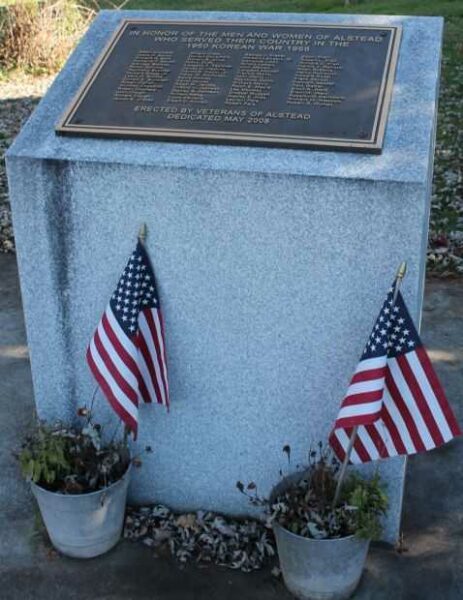 ALSTEAD KOREAN WAR MEMORIAL