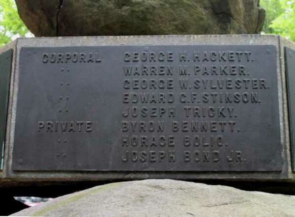 5TH NEW HAMPSHIRE VOLUNTEER INFANTRY WAR MEMORIAL PLAQUE G