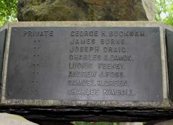 5TH NEW HAMPSHIRE VOLUNTEER INFANTRY WAR MEMORIAL PLAQUE F