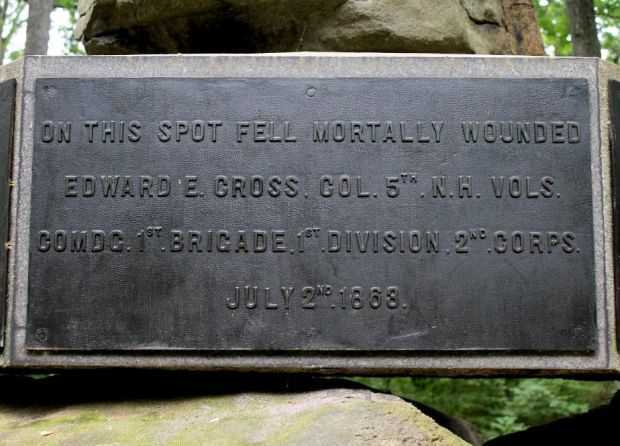 5TH NEW HAMPSHIRE VOLUNTEER INFANTRY WAR MEMORIAL PLAQUE C