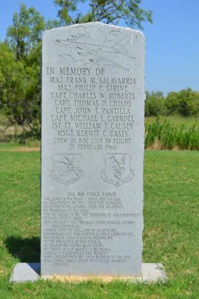 CREW OF B-52 LOST IN FLIGHT MEMORIAL