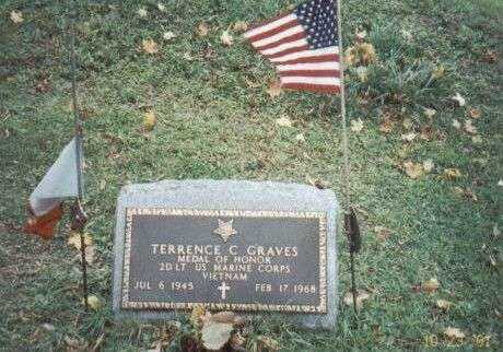 2D. LT. TERRANCE C. GRAVES MEDAL OF HONOR GRAVESTONE
