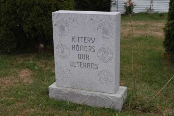 KITTERY HONORS OUR VETERANS MEMORIAL STONE A