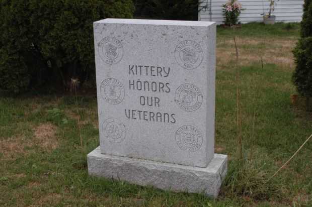 KITTERY HONORS OUR VETERANS MEMORIAL STONE A
