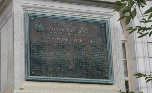 CITY OF PORTLAND WORLD WAR MEMORIAL