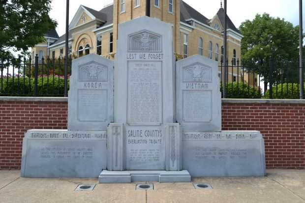 SALINE COUNTY’S EVERLASTING TRIBUTE WAR MEMORIAL