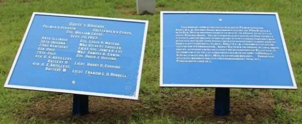 GROSE’S BRIGADE WAR MEMORIAL PLAQUES