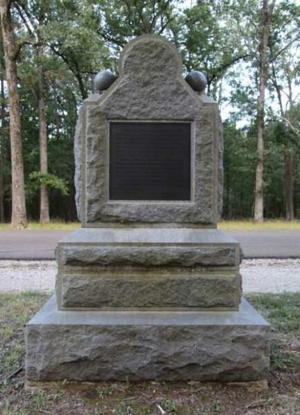 BATTERY F, 1ST OHIO LIGHT ARTILLERY WAR MEMORIAL BACK