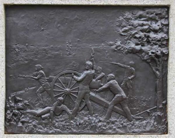 BATTERY F, 1ST OHIO LIGHT ARTILLERY WAR MEMORIAL PLAQUE A