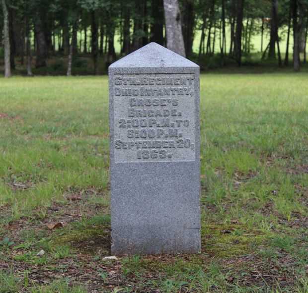 6TH. REGIMENT OHIO INFANTRY WAR MEMORIAL