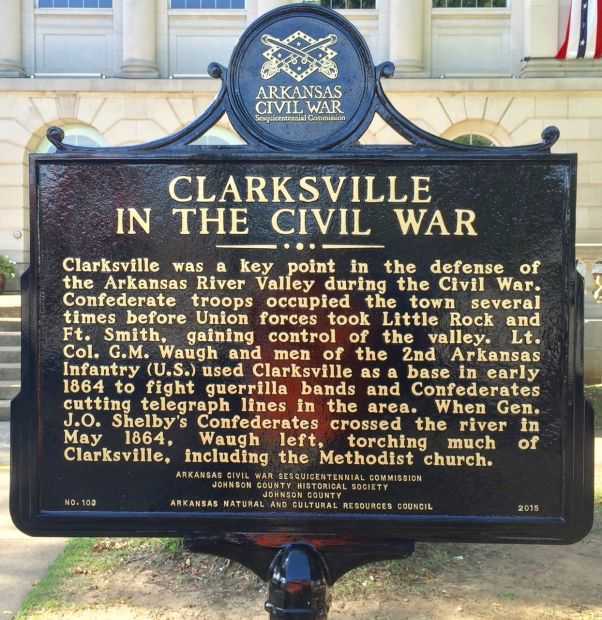 CLARKSVILLE IN THE CIVIL WAR MEMORIAL MARKER