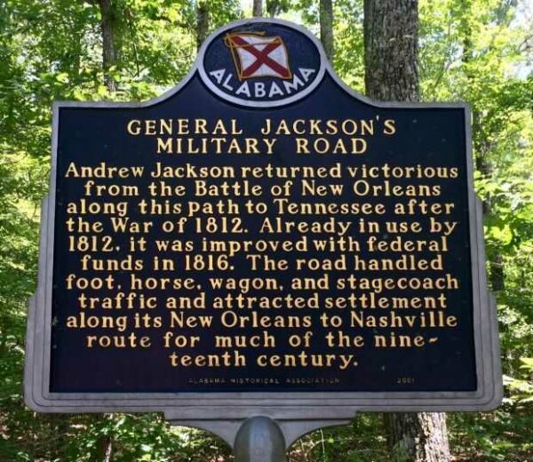GENERAL JACKSON’S MILITARY ROAD MEMORIAL MARKER