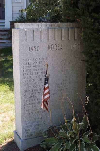 ROWLEY KOREAN WAR HONOR ROLL MEMORIAL