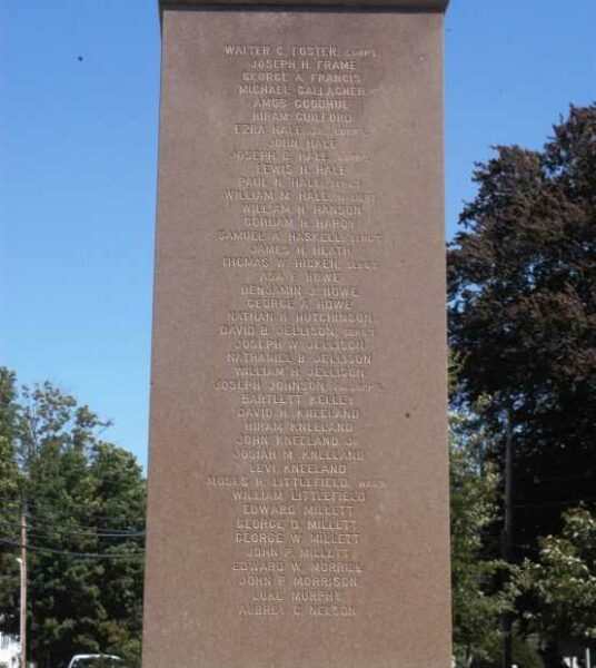 ROWLEY CIVIL WAR MEMORIAL SIDE A