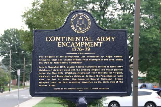 CONTINENTAL ARMY ENCAMPMENT 1778-79 MEMORIAL MARKER