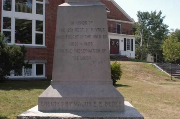MEREDITH CIVIL WAR MEMORIAL DEDICATION STONE