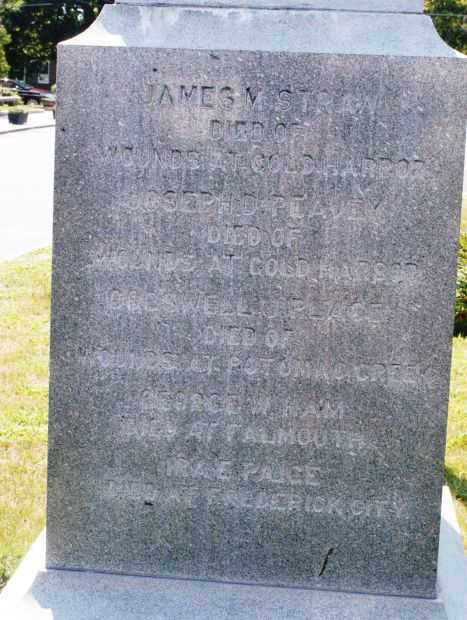 ALTON CIVIL WAR MEMORIAL STONE C