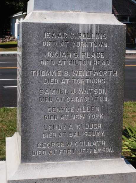 ALTON CIVIL WAR MEMORIAL STONE B