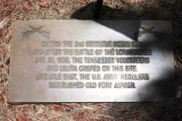 TENNESSEE VOLUNTEERS AND MILITIA CAMP MEMORIAL PLAQUE