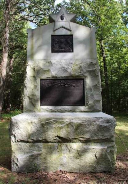 PENNSYLVANIA 77TH REGIMENT VETERAN INFANTRY WAR MEMORIAL BACK