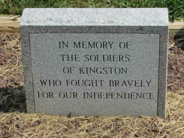 KINGSTON REVOLUTIONARY WAR SOLDIERS MEMORIAL