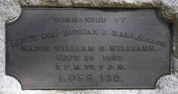89TH ILLINOIS INFANTRY WAR MEMORIAL PLAQUE