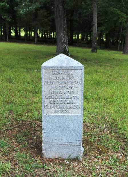 124TH. REGIMENT OHIO INFANTRY WAR MEMORIAL