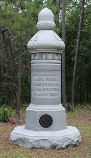 11TH OHIO INFANTRY WAR MEMORIAL FRONT