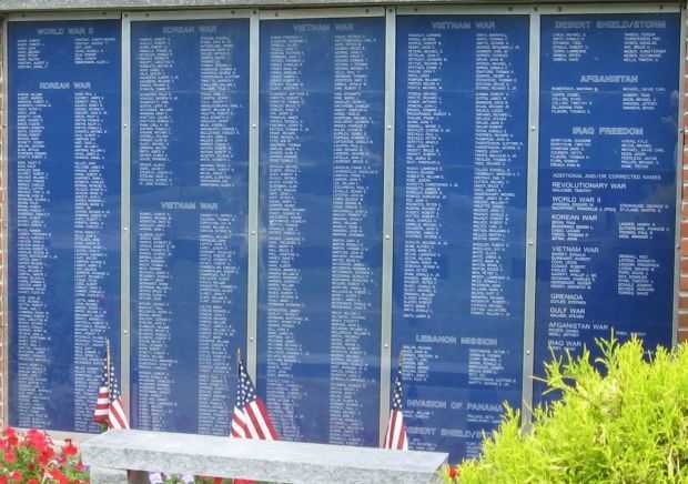 GRANBY VETERANS WALL RIGHT PANEL