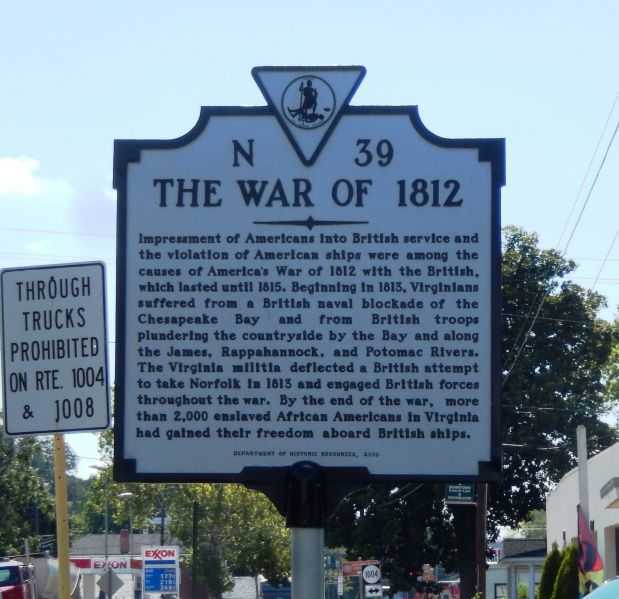 THE WAR OF 1812 MEMORIAL MARKER III