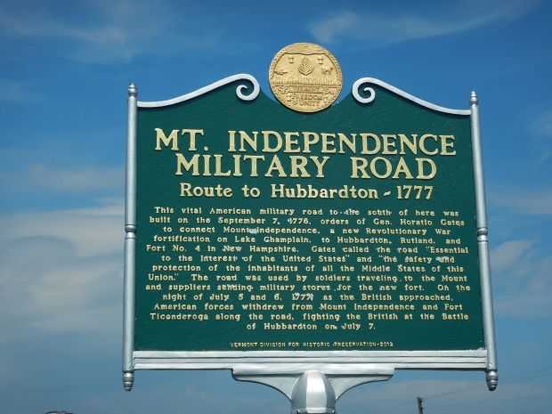 MT. INDEPENDENCE MILITARY ROAD MEMORIAL MARKER II