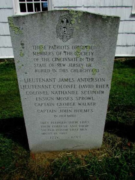 PATRIOT MEMBERS OF THE SOCIETY OF THE CINCINNATI MEMORIAL