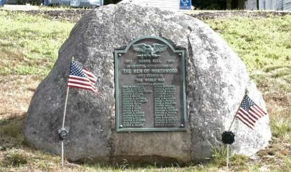 NORTHWOOD WORLD WAR I HONOR ROLL MEMORIAL