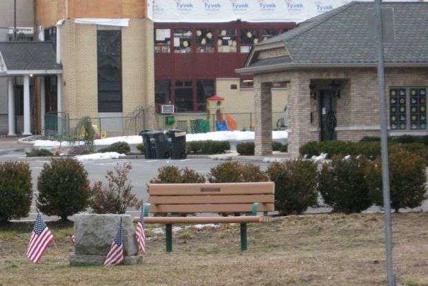 JEWISH WAR VETERANS POST 651 WAR MEMORIAL BENCH