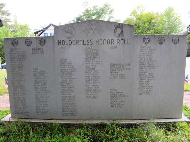 HOLDERNESS HONOR ROLL MEMORIAL BACK