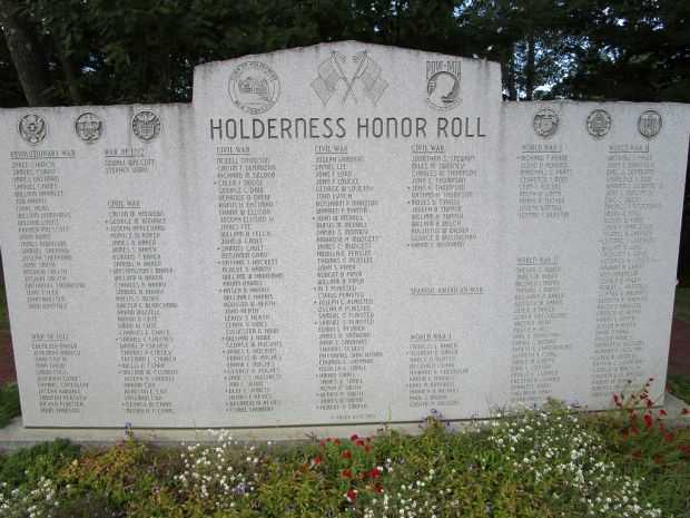 HOLDERNESS HONOR ROLL MEMORIAL FRONT
