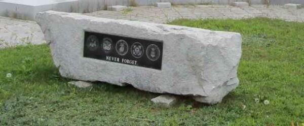 TOWN OF TAMWORTH WAR MEMORIAL PLAQUE C