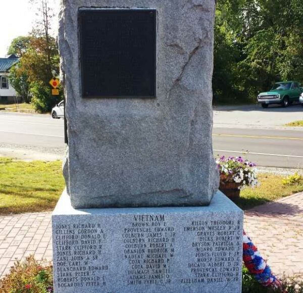 CANAAN WAR VETERANS MEMORIAL PLAQUE D