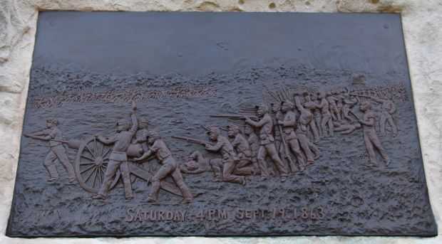 86TH INDIANA INFANTRY WAR MEMORIAL PLAQUE A