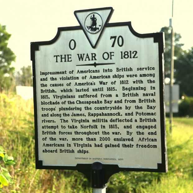 THE WAR OF 1812 MEMORIAL MARKER IV