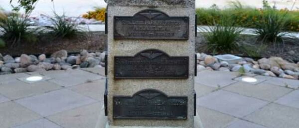 LOVE FIELD MEMORIAL PLAQUES LEFT SIDE