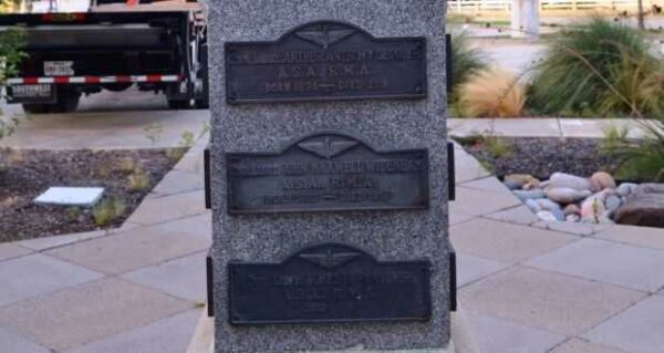 LOVE FIELD MEMORIAL PLAQUES FRONT SIDE